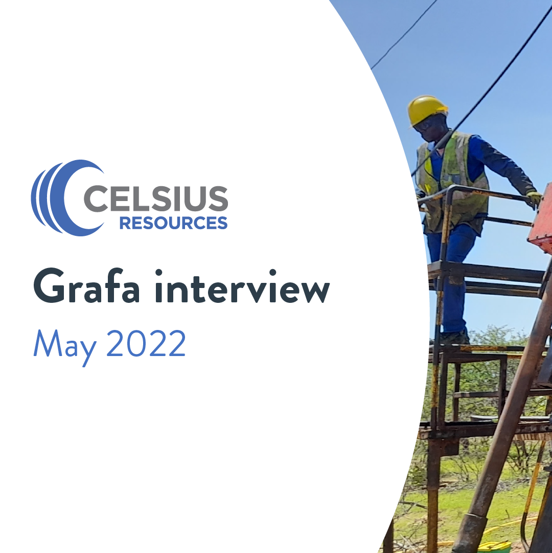Grafa interview with Celsius Resources Managing Director Robert Gregory